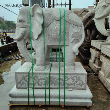 福建泉州石雕廠定做天然石材大象石雕青石大象石雕福建石雕出品